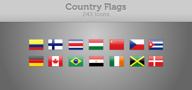 Country Flags icons. Flag icon. Country Flags icons Pack.